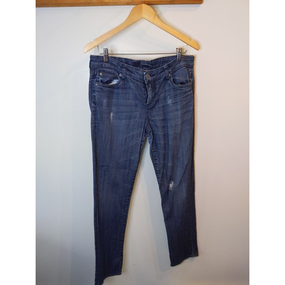 KUT FROM THE KLOTH Catherine Mid Rise Boyfriend Jeans Size 8 Medium Wash